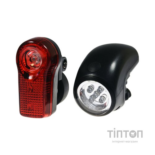 Комплект велофар Good Bike Twins 2 режима 5+3 LED (92306-IS)