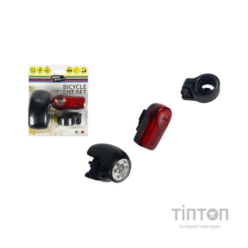Комплект велофар Good Bike Twins 2 режима 5+3 LED (92306-IS)