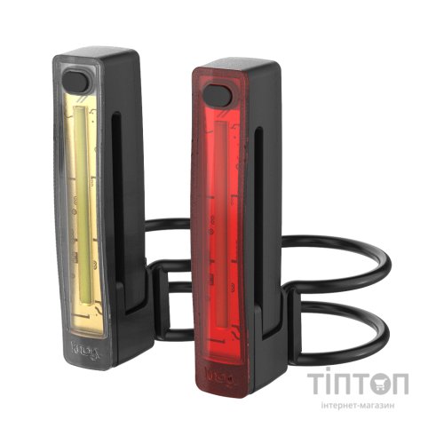 Комплект велофар Knog Plus Twinpack 40/20 Lumens Black (12144)