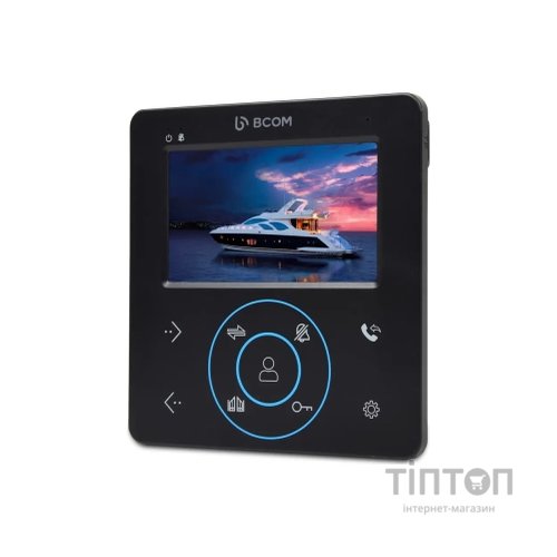 Комплект відеодомофона BCOM BD-480M Black Kit