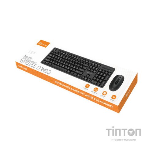 Комплект Xtrike ME MK-307 Wireless UA Black (MK-307UA)