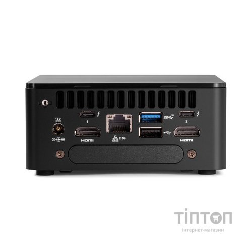 Комп'ютер ASUS NUC 13 Pro Kit NUC13ANHi7 / i7-1360P, M.2 22x80 NVMe; 22x42 SATA, 2.5'' SATA slot (90AB3ANH-MR8100)