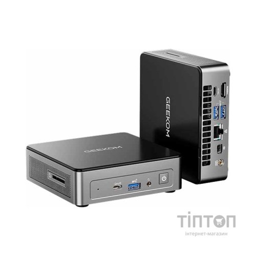 Комп'ютер GEEKOM Air12 Mini PC 2026 Edition / Pentium Gold 7505, 8, 512, WIN11Pro (GMAIR12PT7505 -8512-EU)
