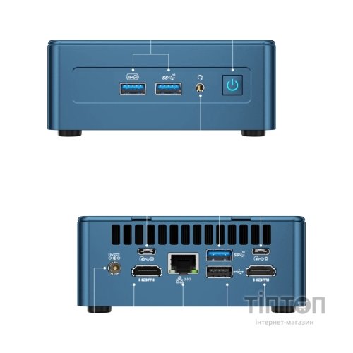 Комп'ютер GEEKOM IT12 Mini PC / Ultra5 125U, 16, 512, WIN11Pro (GMIT12U5125U-16512-EU)