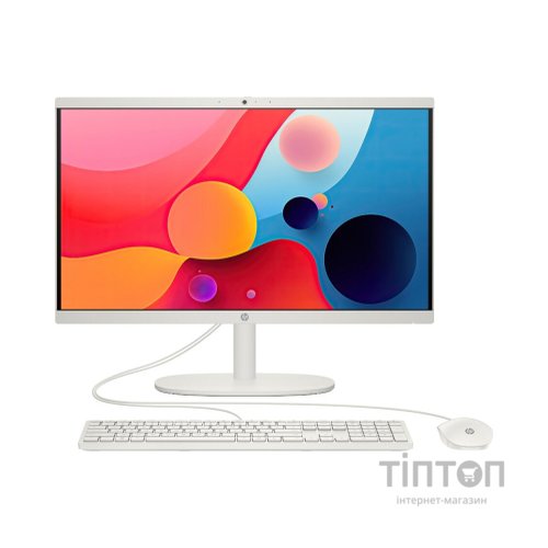 Комп'ютер HP 22-dg0000ua AiO / i3-N300, 8, 512, WiFi, Cam, K&M (AE0P1EA)