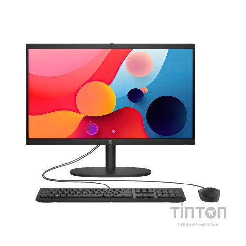 Комп'ютер HP 22-dg0001ua AiO / i3-N300, 8, 512, WiFi, Cam, K&M (AE0P2EA)