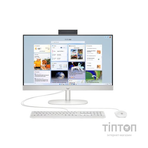 Комп'ютер HP 24-cr0004ua AiO / Ryzen3 7320U, 8, 512, WiFi, Cam, KBD (9C9C4EA)