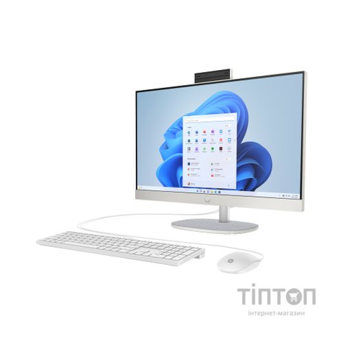 Комп'ютер HP 24-cr1002ua AiO / Ultra7-155U, 16, 512, WiFi, Cam, K&M (AE0P5EA)