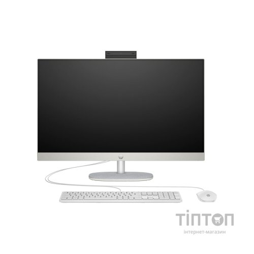 Комп'ютер HP 27-cr0037ua AiO / Ryzen5 7520U, 16, 512, WiFi, кл+м (AR0N4EA)