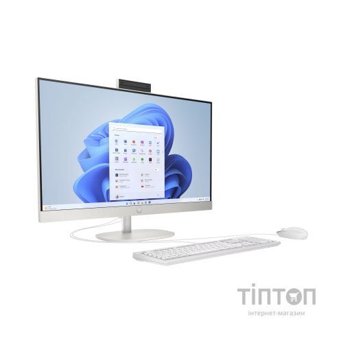Комп'ютер HP 27-cr0071ua AiO / i3-N300, 8, 512, WiFi, кл+м (A45E2EA)