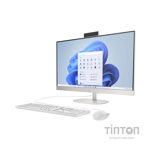Комп'ютер HP 27-cr0071ua AiO / i3-N300, 8, 512, WiFi, кл+м (A45E2EA)