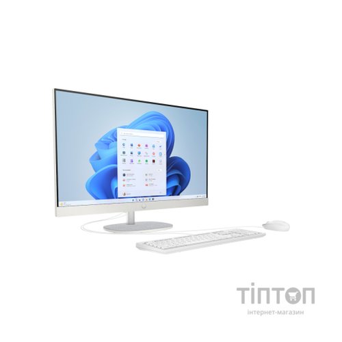 Комп'ютер HP 27-cr1006ua AiO / Ultra5 125U, 16, 512, Cam, кл+м (D3SB5EA)