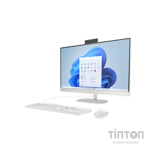 Комп'ютер HP 27-cr1006ua AiO / Ultra5 125U, 16, 512, Cam, кл+м (D3SB5EA)