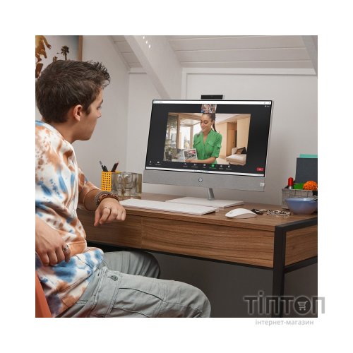 Комп'ютер HP Pavilion 27-ca2013ua AiO / i5-13400T, 16, 512, RTX3050 4GB, WiFi, Cam, K&M (AE0P8EA)