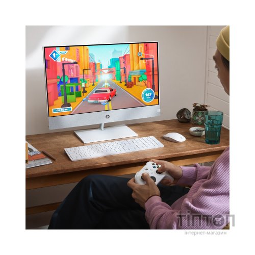 Комп'ютер HP Pavilion 27-ca2013ua AiO / i5-13400T, 16, 512, RTX3050 4GB, WiFi, Cam, K&M (AE0P8EA)