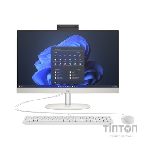 Комп'ютер HP ProOne 245 G10 AiO / Ryzen5 7520U, 16, 512, Cam, WiFi, K&M, W11P64 (936K4EA)