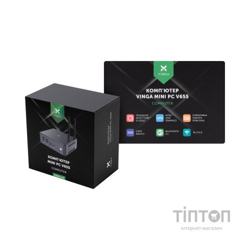 Комп'ютер Vinga Mini PC V655 (V6551215U.81T)