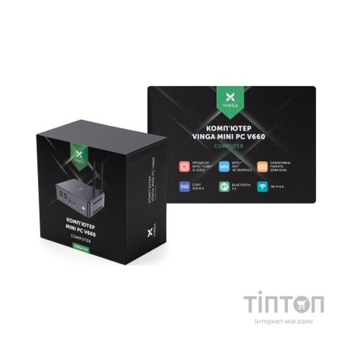 Комп'ютер Vinga Mini PC V660 (V6601235U.321T)