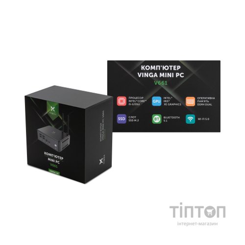 Комп'ютер Vinga Mini PC V661 (V6611235U.81T)