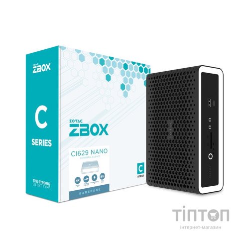 Комп'ютер Zotac CI629 nano / i3-1315U, 2.5" SATA/HDD SATA (ZBOX-CI629NANO-BE)