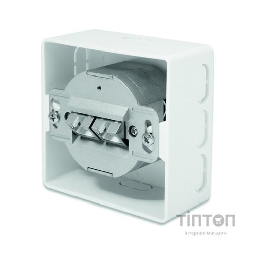 Комп'ютерна розетка Digitus 2xRJ45 FTP, для відкритої проводки (DN-9002-N)