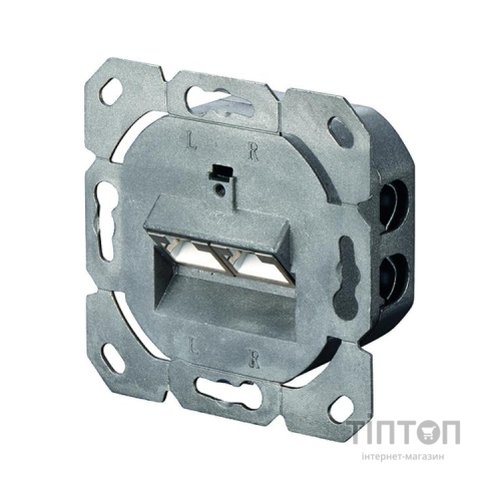 Комп'ютерна розетка Digitus 2xRJ45 FTP, для відкритої проводки (DN-9002-N)