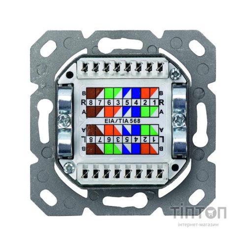 Комп'ютерна розетка Digitus 2xRJ45 FTP, для відкритої проводки (DN-9002-N)