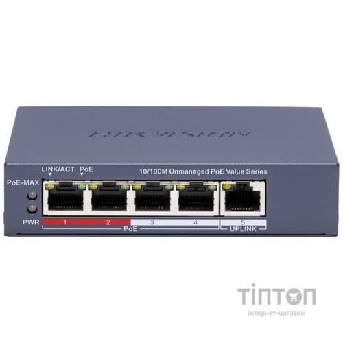 Комутатор Hikvision DS-3E0105P-E/M(C) PoE