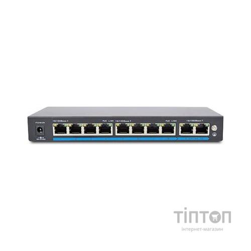 Комутатор мережевий Atis PoE-1010-8P/250m