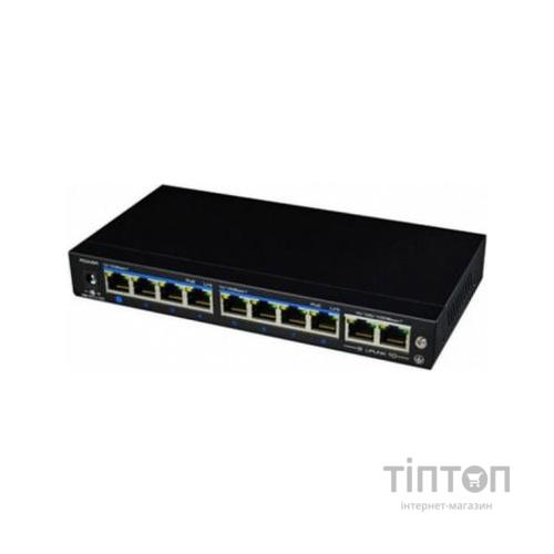 Комутатор мережевий Atis PoE-1010-8P/250m