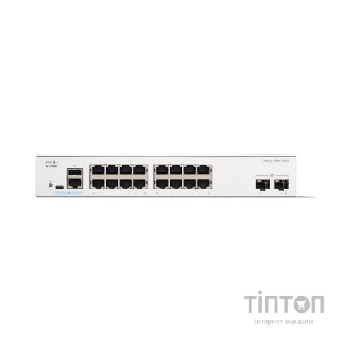 Комутатор мережевий Cisco C1200-16T-2G