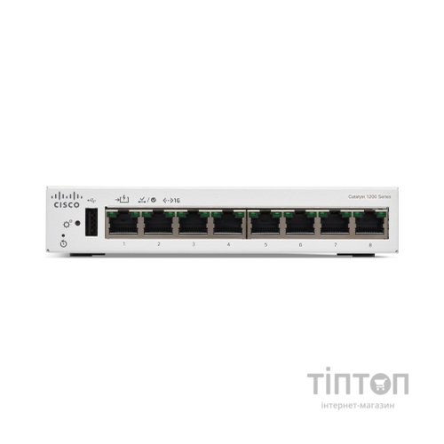 Комутатор мережевий Cisco C1200-8T-D