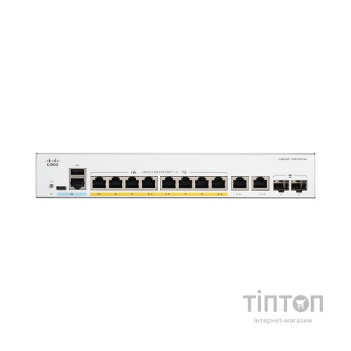 Комутатор мережевий Cisco C1300-8T-E-2G