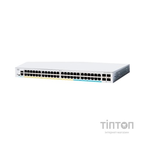Комутатор мережевий Cisco Catalyst 1300 48-port GE, 4x1G SFP (C1300-48T-4G)