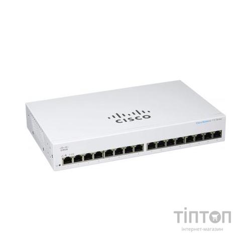 Комутатор мережевий Cisco CBS110-16T-EU