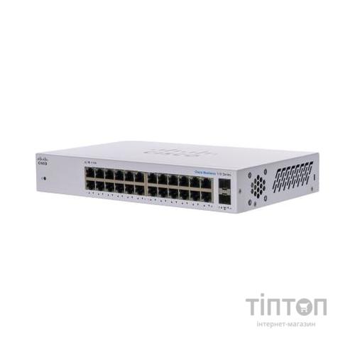 Комутатор мережевий Cisco CBS110-24T-EU