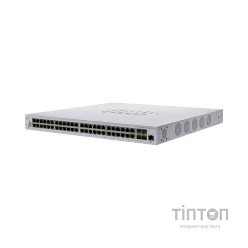 Комутатор мережевий Cisco CBS250-48P-4G-EU