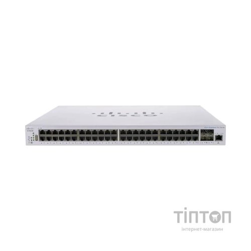 Комутатор мережевий Cisco CBS250-48P-4G-EU
