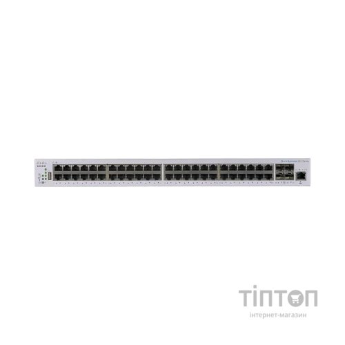 Комутатор мережевий Cisco CBS250-48P-4G-EU