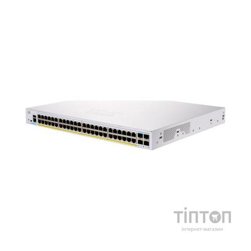 Комутатор мережевий Cisco CBS250-48P-4X-EU