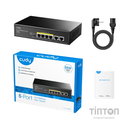 Комутатор мережевий Cudy FS1006P