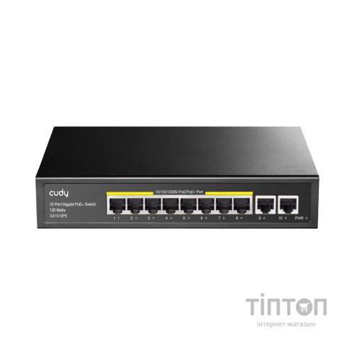 Комутатор мережевий Cudy GS1010PE