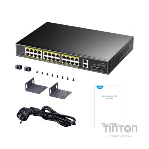 Комутатор мережевий Cudy GS1026PS2