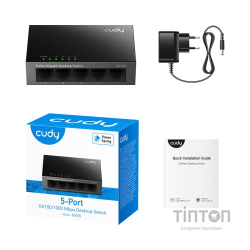 Комутатор мережевий Cudy GS105