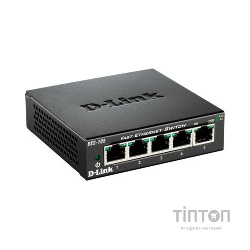 Комутатор мережевий D-Link DES-105/E