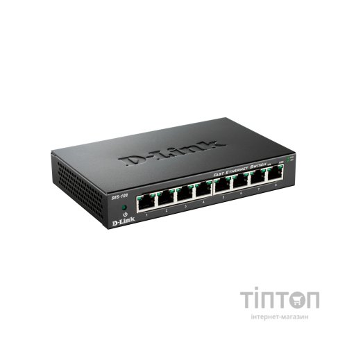 Комутатор мережевий D-Link DES-108