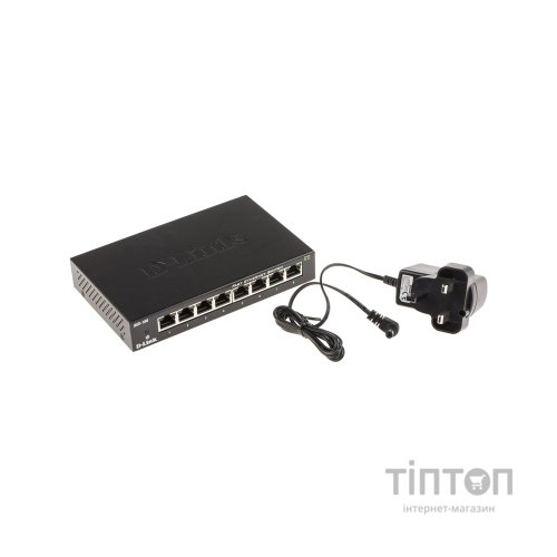 Комутатор мережевий D-Link DES-108