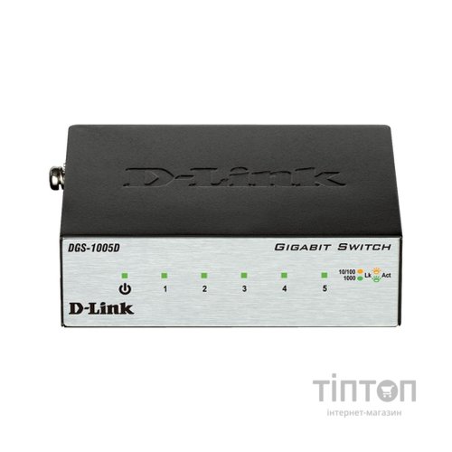 Комутатор мережевий D-Link DGS-1005D
