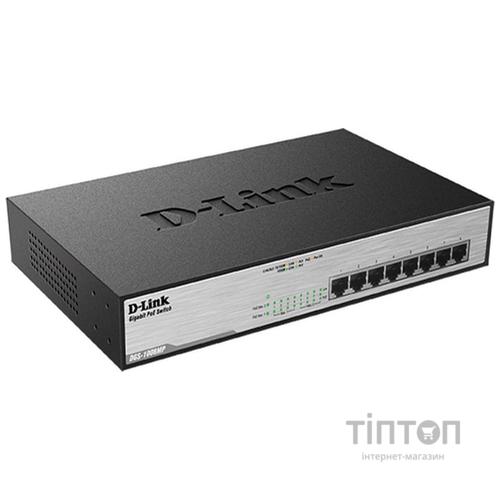 Комутатор мережевий D-Link DGS-1008MP