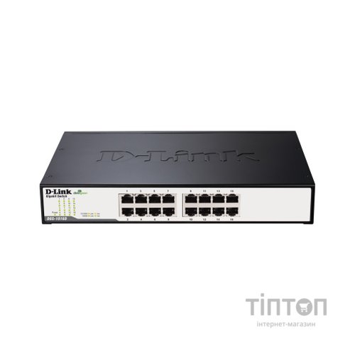 Комутатор мережевий D-Link DGS-1016D/E